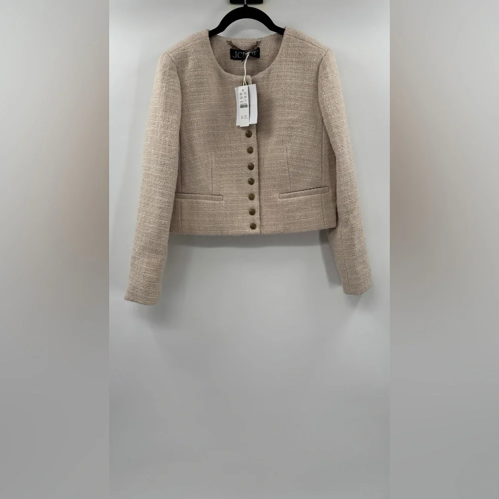 J.Crew Bridgette lady jacket in tweed in Natural - Picture 7 of 10